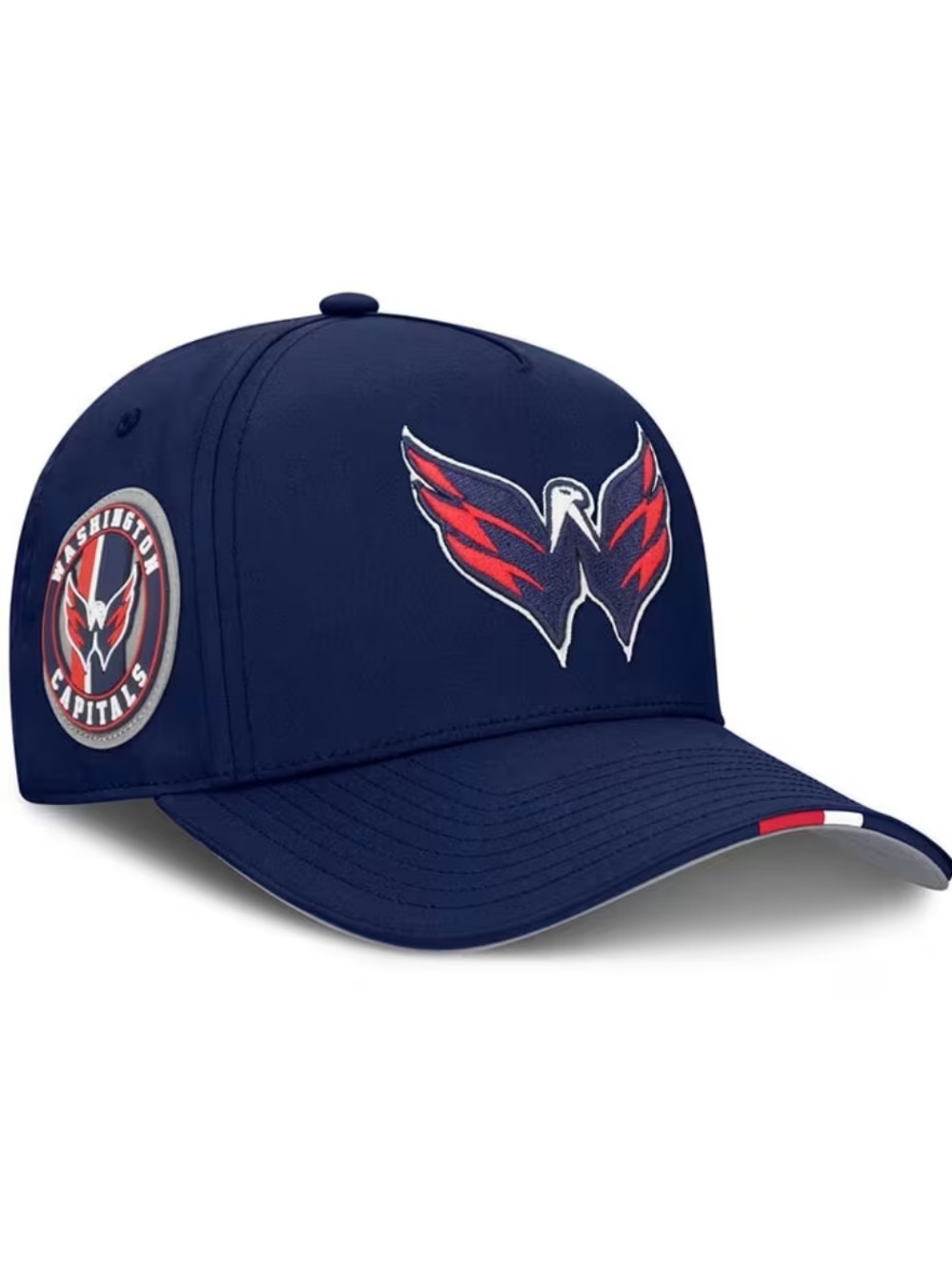 Fanatics Washington Capitals youth navy blue logo hat new adjustable